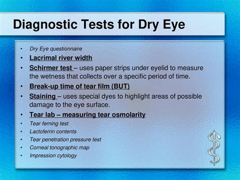 tear ferning test|diagnostic test for dry eyes.